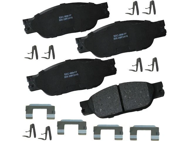 Juego de pastillas de freno delanteras para 00-06 Ford Jaguar Lincoln Thunderbird tipo S LS CH22J2 Foto 1 de 1