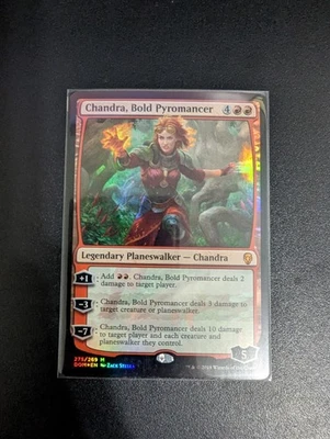 Chandra, Bold Pyromancer Dominaria Foil mtg - Image 1 of 2