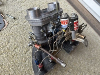 Carburador Weber 40 IDF Fiat X 1/9 genuino nuevo de stock raro - hecho en Italia coche de carreras Foto 1 de 4