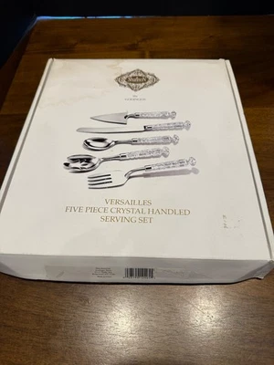 Juego de servir Shannon Crystal de Godinger Versailles 5 piezas con mango de cristal  Foto 1 de 4