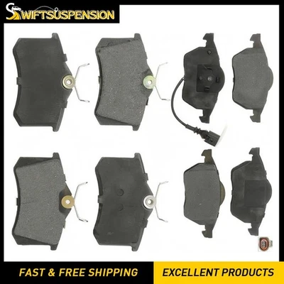 Pastilla de freno de disco delantera trasera para 1998 1999 2000 2001 2002 2003 2004 Audi A3 1,8 L Foto 1 de 3