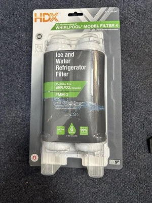 NUEVO - Par de filtros de refrigerador HDX FMM-2 abiertos (paquete de 2) para Maytag/Whirlpool Foto 1 de 2