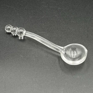 Vintage Imperial Glass Candlewick Mayonnaise Condiment Ladle Spoon - Picture 1 of 12