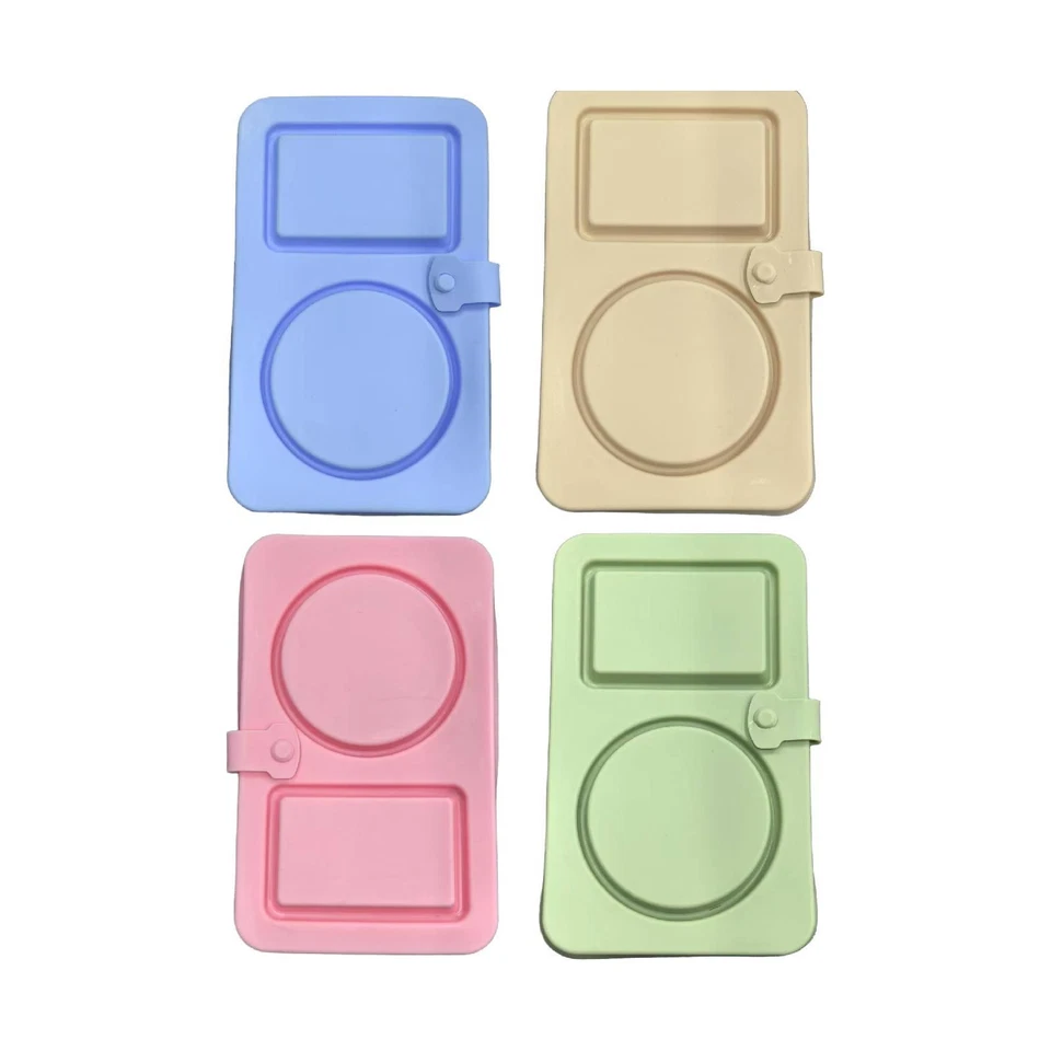 Silicone Snack Container Snack Box Portable Reusable Double Compartment Sauce - Image 1 of 1