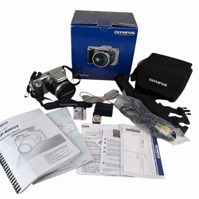 Cámara digital Olympus SP-800UZ 14 MP 30x zoom óptico paquete de monitor LCD de 3" de ancho Foto 1 de 4