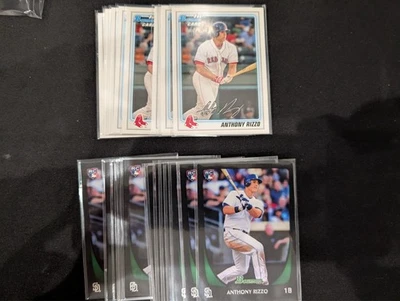 Anthony Rizzo Lot x27 2010 2011 Bowman #70 #BP101 Red Sox Padres RC Rookie 1st - Image 1 of 2