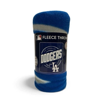 MLB Los Angeles Dodgers Campaign Soft Fleece Throw Blanket 50" X 60"  NEW! - Image 1 of 4