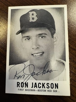 Hoja de béisbol firmada 1960 #29 Ron Jackson Foto 1 de 2