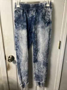 Joggers INDIGO REIN pull on stonewash vita elastica coulisse donna taglia XS - Foto 1 di 8