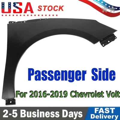 Primed Front Fender For 16-19 Chevrolet Volt Passenger Side Replacement 84030922 Foto 1 de 4