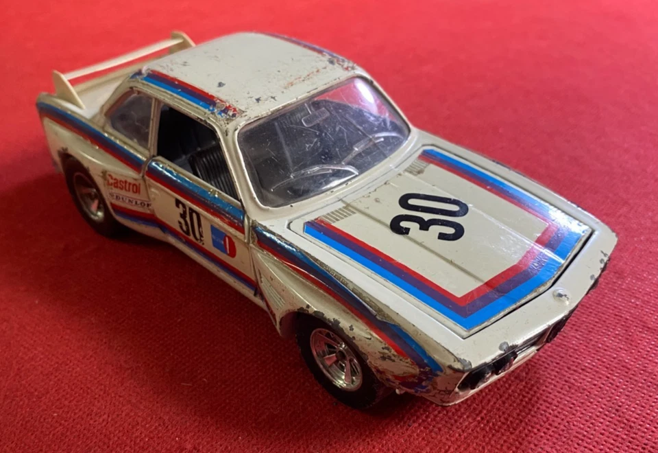 BBURAGO Modellino Auto BMW 3.0 CS RALLY #0110 Metallo Bianco 1:24 - Immagine 1 di 4