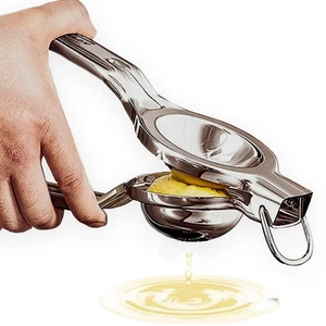 Large Stainless-Steel Lemon Squeezer, Manual Citrus Juicer for Lime & Orange. - Picture 1 of 9