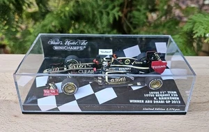 Kimi Räikkönen Lotus Renault E20 Winner Abu Dhabi GP 2012 1:43 Minichamps - Bild 1 von 2