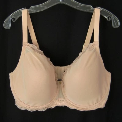 Natori Bra 38H Pure Allure Full Figure Underwire Contour Nude Lined 736099 - Image 1 of 4