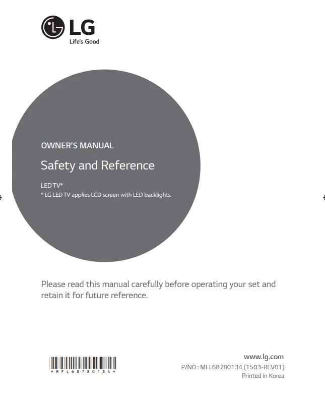 LG 49UF77OV PRINTED INSTRUCTION MANUAL USER GUIDE ask for others - Image 1 of 1