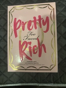 Too Faced PRETTY RICH DIAMOND LIGHT Eyeshadow Palette 2018 NIB - Picture 1 of 2