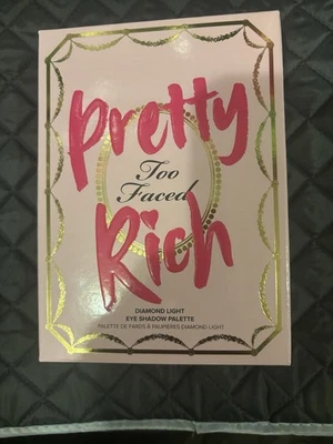 Too Faced PRETTY RICH DIAMOND LIGHT Eyeshadow Palette 2018 NIB - Image 1 of 2