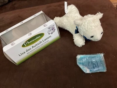 Aua lämmchen Trösterli Stofftier mit Kompresse kühl wärmt Autsch Plüschtier Lamm
