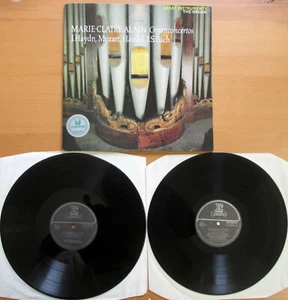 ERA-50518 Marie-Claire Alain Organ Concertos Haydn Mozart Bach etc 2xLP ERATO - Picture 1 of 5