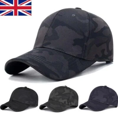 UK Men Women Military Army Camouflage Baseball Cap Tactical Snapback Hat Outdoor