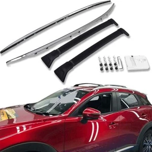 Aluminum Roof Rail Racks Cross Bars Crossbar Fits for Mazda CX-5 CX5 2017-2021 - Foto 1 di 9