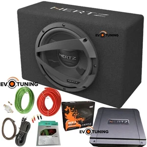 Kit Bassi Hertz Dbx 30.3 Subwoofer 30cm+ Amplificatore Hertz Hcp 2 400W+Kit Cavi - Foto 1 di 19