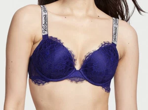 Neu mit Etikett Victoria's Secret SEHR SEXY Push-Up-BH Night Ocean 1ZZR 38B - Bild 1 von 3