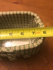 Longaberger Dresden 2001 Basket with protector and liner