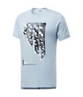 Reebok Mens Activchill Graphic T-Shirt, Blue, Medium