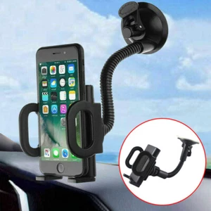 360° in Car Windscreen Dashboard Holder Mount For GPS Mobile Phone Universal UK - Picture 1 of 11