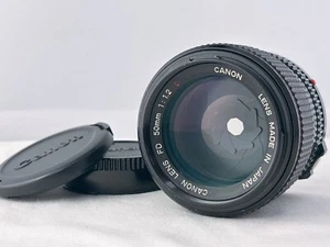 🟢Exc+5🟢 Canon Nuevo FD NFD 50mm f/1.2 f1.2 L MF Lente Estándar de Japón 2368 - Imagen 1 de 10