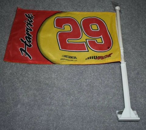 KEVIN HARVICK #29 NASCAR RACING SPORTS CAR WINDOW FLAG Cover