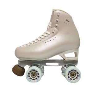 Risport Ambra Pro+Roll-Line Mistral+Giotto - Roller Figure Skates - WHITE/BLACK - Picture 1 of 4