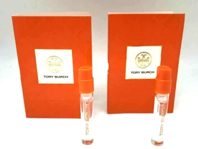 TORY BURCH парфюмированная вода спрей - 0,05 унц/1,5 мл мини новый - (лот из 2) - Изображение 1 из 4