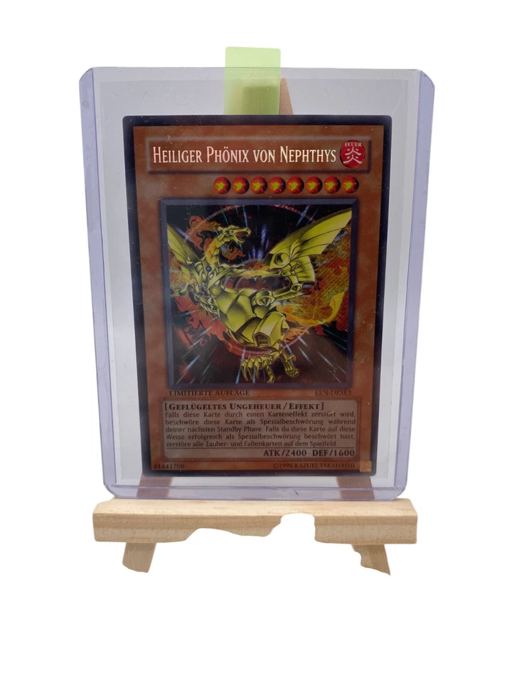 Yugioh Karte Heiliger Phönix von Nephthys EEN-DESE3 Secret Rare Limitiert - Bild 1 von 1