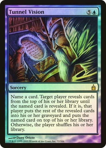 MTG - Tunnel Vision - Foil - Ravnica: City of Guilds - Magic the Gathering - Image 1 of 1