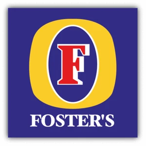 "Calcomanía pegatina para parachoques con logotipo de cerveza Foster - 3"" o 5""" - Imagen 1 de 1