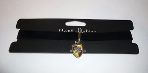 Gryffindor Harry Potter Choker Necklace Black Bioworld House Crest Lion  - Picture 1 of 2