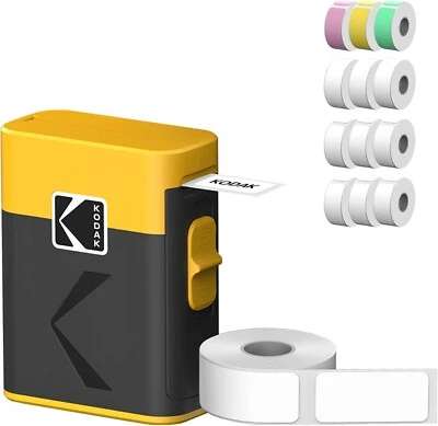 KODAK Label ERA M50 Etichettatrice Bluetooth Portatile Termica Kit con 12 Rotoli - Immagine 1 di 4