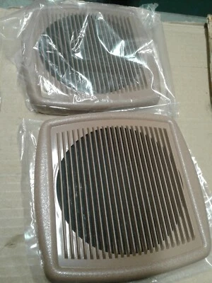 Peugeot 505 rear Speaker deck grille Cover brown oem original authentic tan - Image 1 of 4