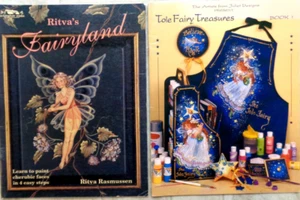 Fairies Decorative Painting Art Books- Various Authors - Lot of 6 Books - Foto 1 di 3