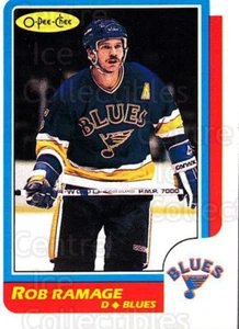 1986-87 O-pee-chee Blank Backs #17 Rob Ramage - Picture 1 of 1