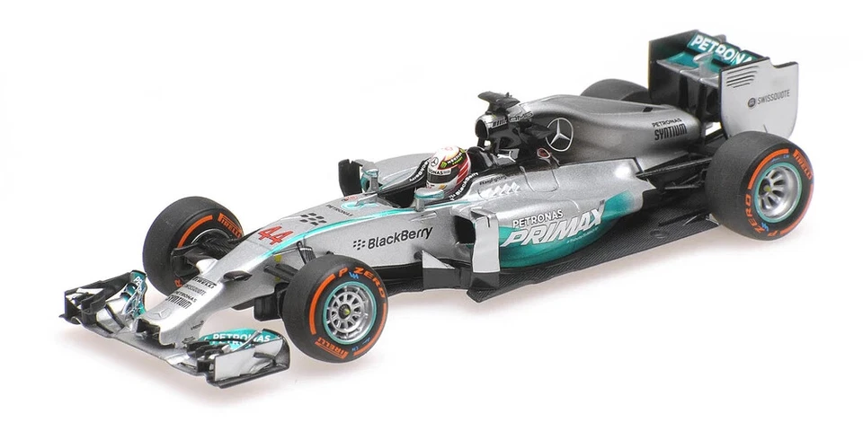 Mercedes W05 1° Gp. Malesia Nº 44 Lewis Hamilton 2014, MINICHAMPS 1:43 Ed. - Immagine 1 di 4