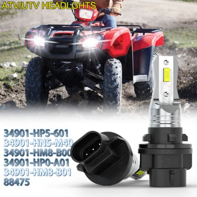 Kit de bombillas LED para Honda TRX500 2005-2011 ATV Fit OE Faros Foreman 500 Foto 1 de 4