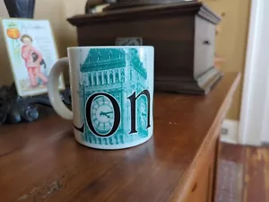 Starbucks 2002 London Mug Collector Series 23 fl oz Ceramic Mug Made in England - Picture 1 of 13