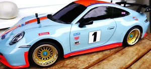 Tamiya 1:10 Porsche 911GT3-mit ladenneuem, getunetem TT-02 - RTR - Bild 1 von 14