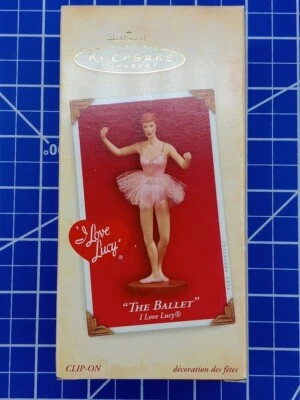 Hallmark Keepsake ornamento I Love Lucy The Ballet hecho a mano 2004 clip on Foto 1 de 4