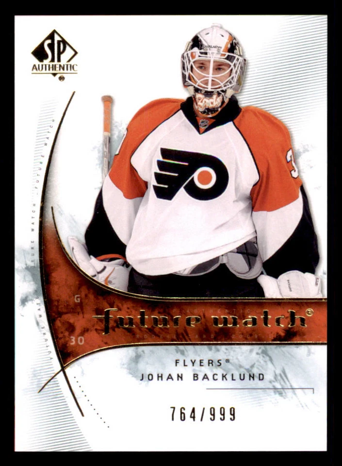 2009-10 SP Authentic #195 Johan Backlund RC /999 (ref 239826) - Image 1 of 2