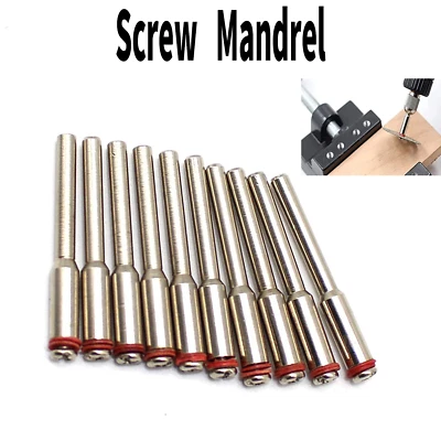 10Pc 2.35/3mm Cut-off Disc Wheel Screw Mandrel For Dremel Rotary Tool Connecting - Image 1 of 4