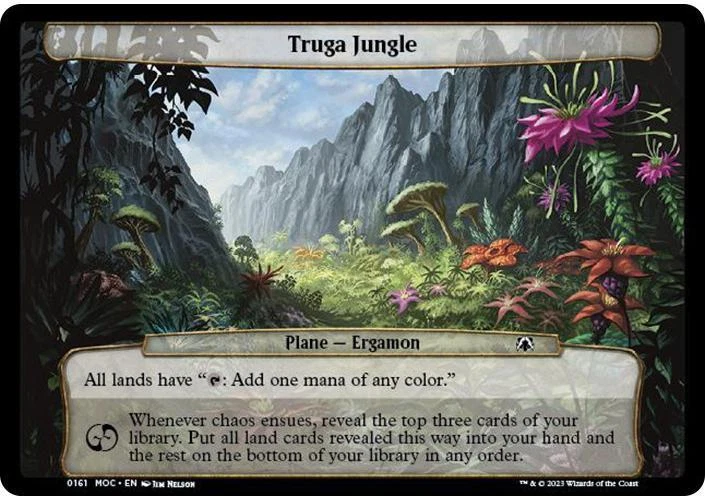MTG Truga Jungle  - March of the Machine Commander Planechase #161 - Image 1 of 1